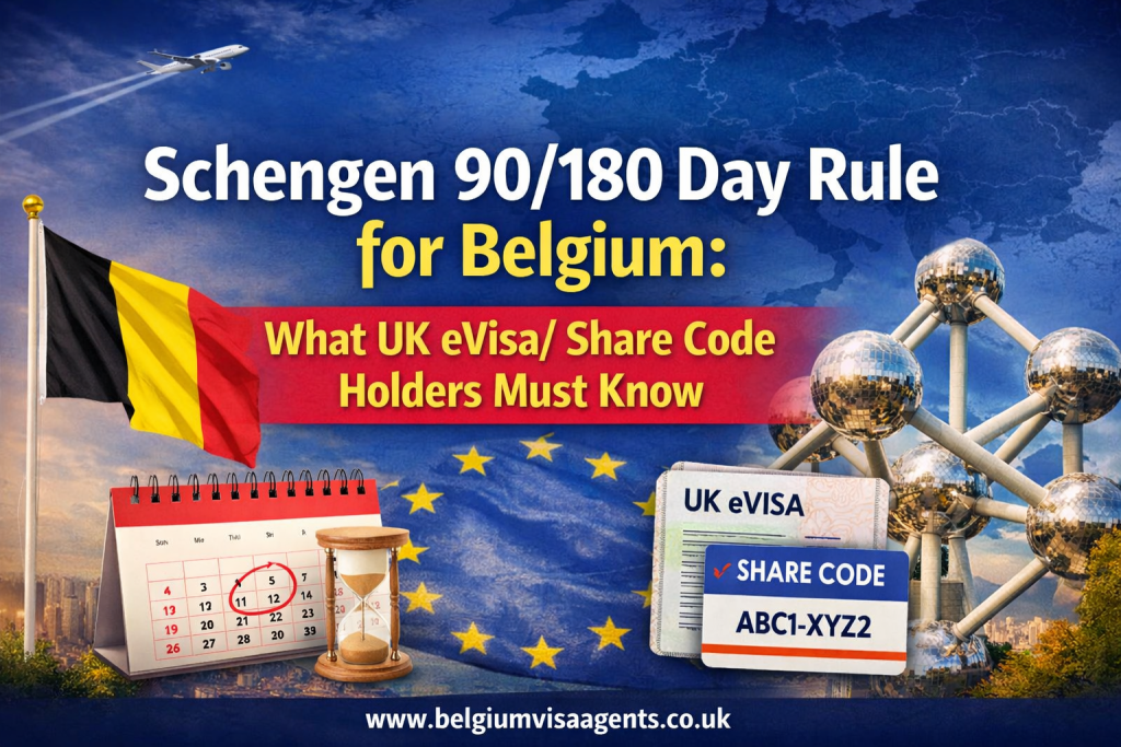 Schengen 90/180 Day Rule for Belgium